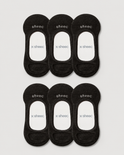 Active Extra Low-cut No Show Socks | BLACK 6-Pair Multipack