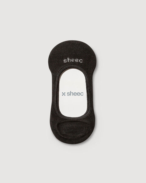 Black Extra Low Cut Socks | Ultra Low No-Show Socks | Active | Sheec
