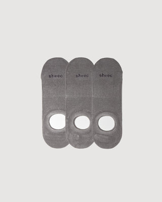 Active High-cut No Show Socks | Gray - Plus-Size | Sale | 3-Pair Multipack
