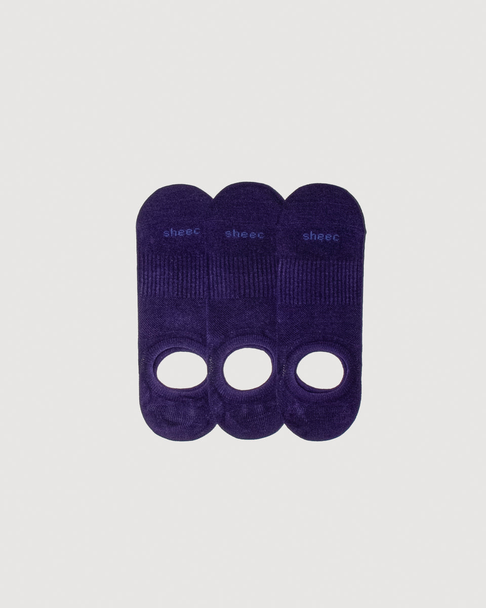 Active High-cut No Show Socks | Indigo Navy - Plus-Size | Sale | 3-Pair Multipack