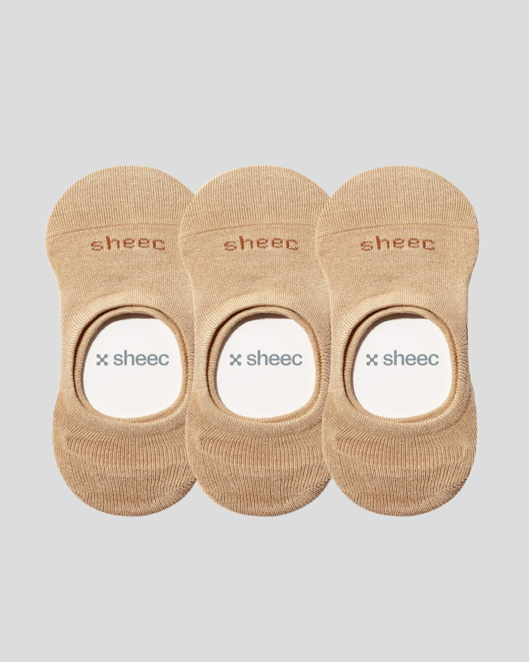 Active Low-cut No Show Socks | Beige 3-Pair Multipack