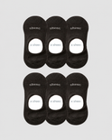 Active Low-cut No Show Socks | Black 6-Pair Multipack