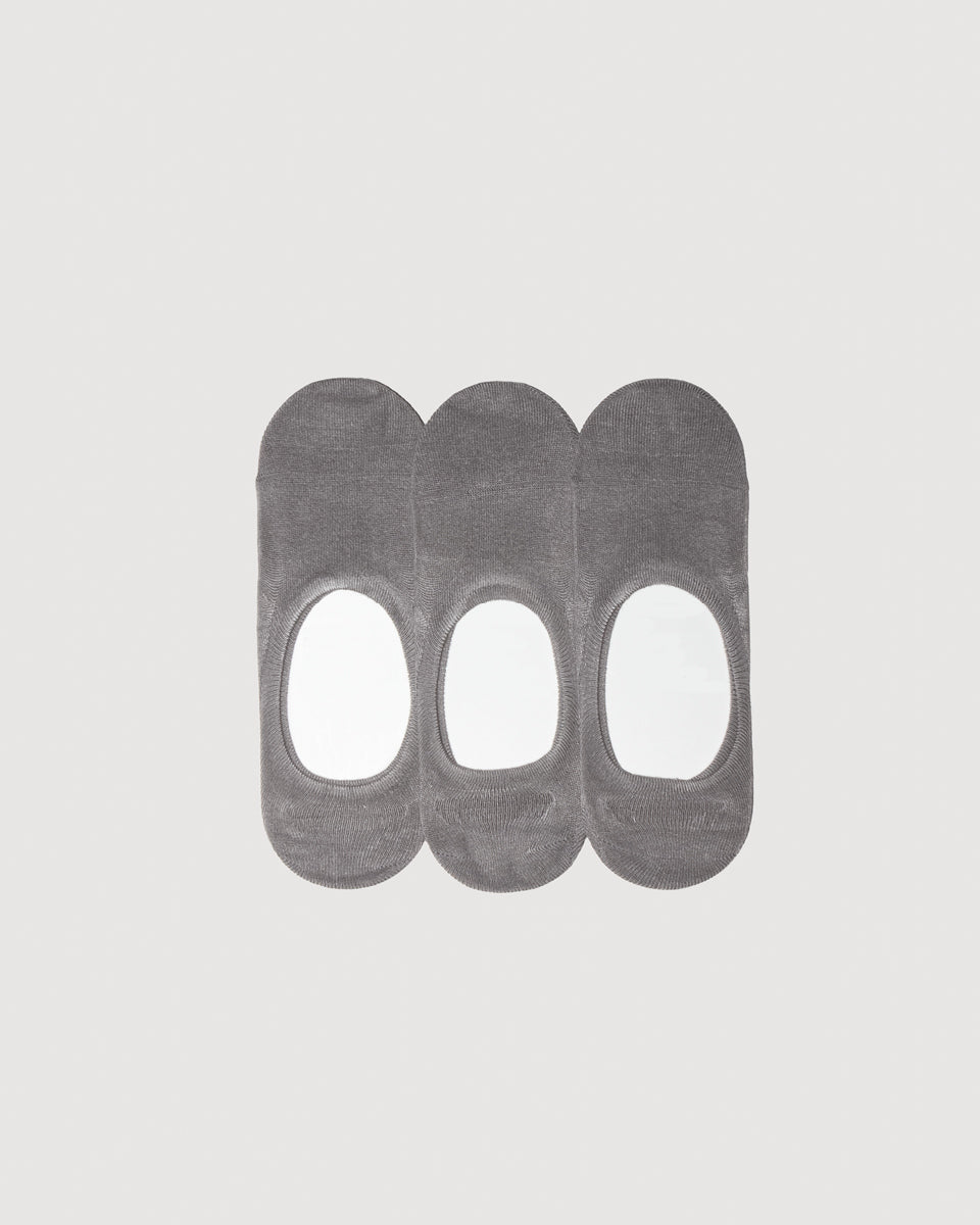 Active Low-cut No Show Socks | Gray - Plus-Size | Sale | 3-Pair Multipack