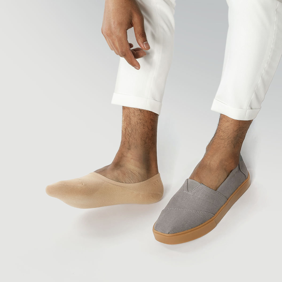 Active Low-cut No Show Socks | BEIGE