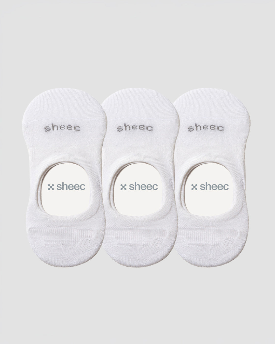 Active Low-cut No Show Socks | White 3-Pair Multipack