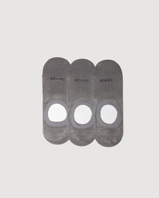 Active Mid-cut  No Show Socks | Gray - Plus-Size | Sale | 3-Pair Multipack