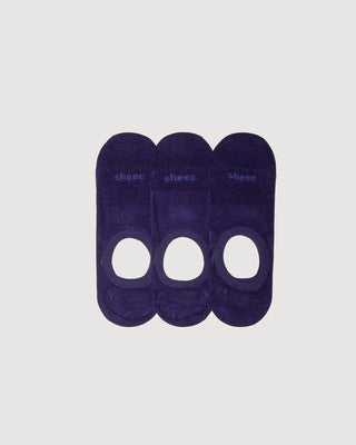 Active Mid-cut  No Show Socks | Indigo Navy - Plus-Size | Sale | 3-Pair Multipack