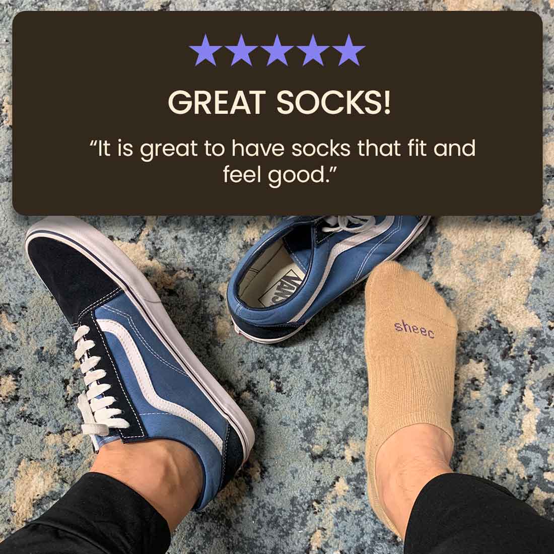 Active High-cut No Show Socks | GRAY