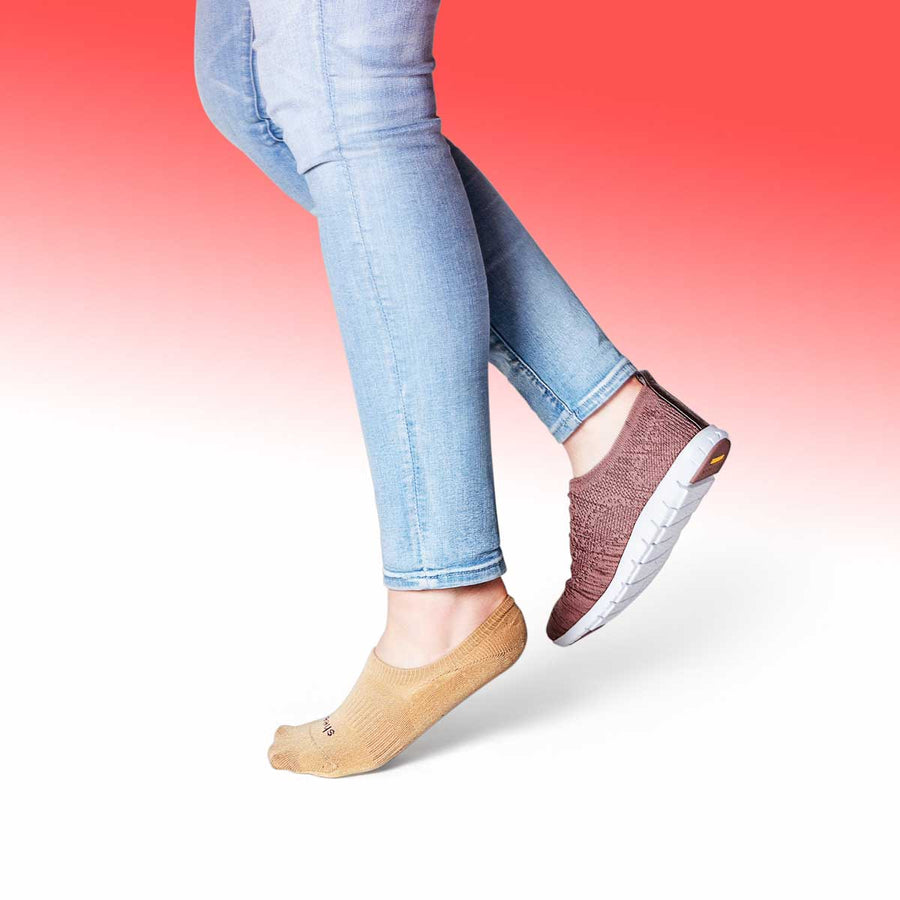 Active High-cut Super Soft Modal Casual No Show Socks | BEIGE