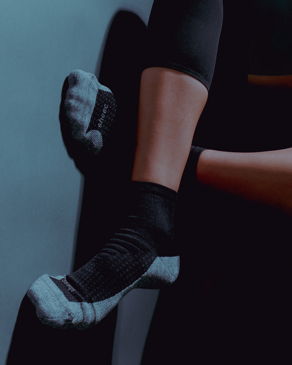 ComFits Compression Quarter Socks | BLACK