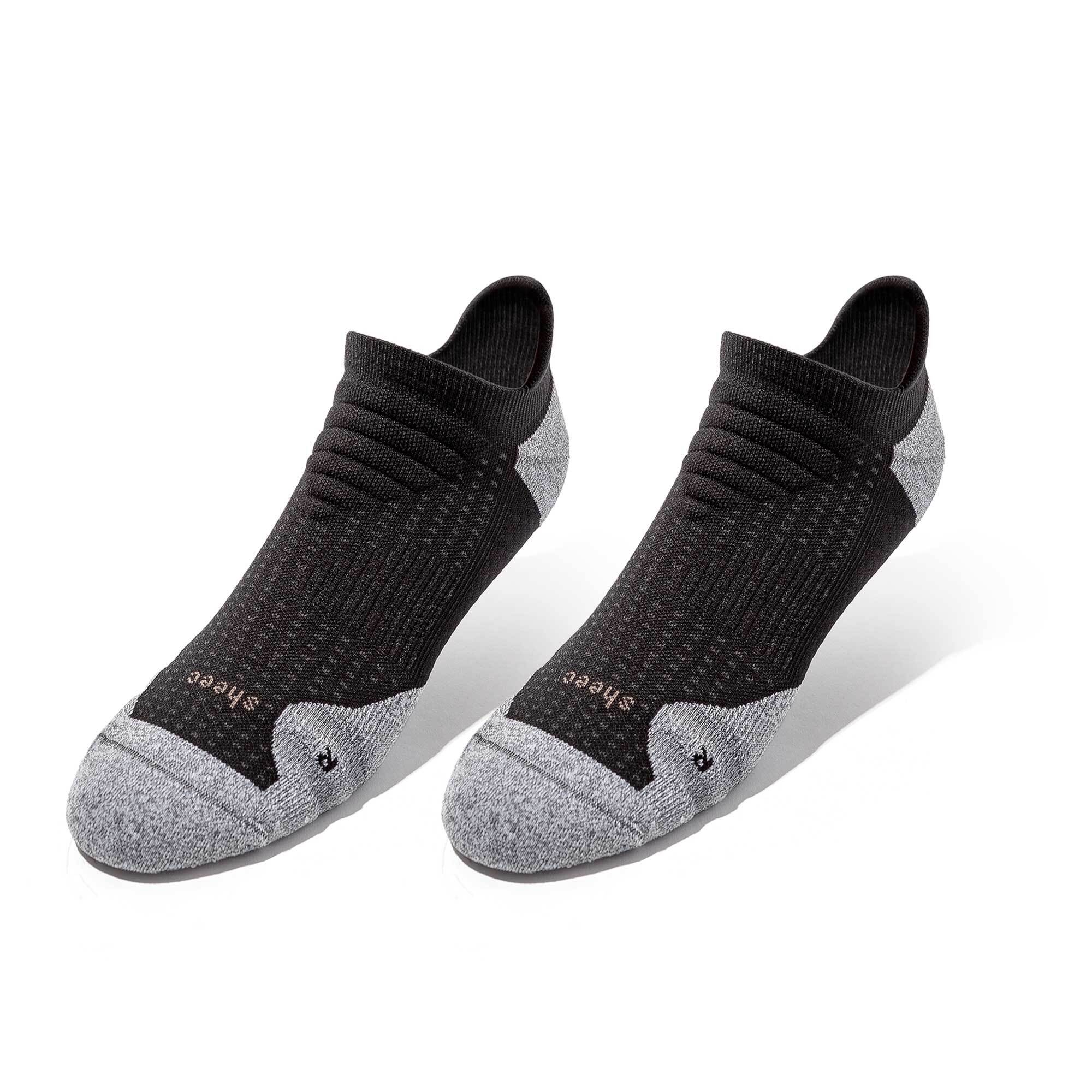 ComFits Compression Blister Tab Socks | Black 2 Pair Multipack