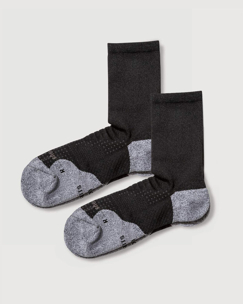 ComFits Compression Crew Socks | Black 2-Pair Multipack