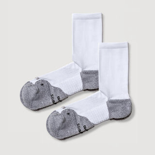 ComFits Compression Crew Socks | White 2-Pair Multipack
