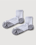 ComFits Compression Quarter Socks | White 2-Pair Multipack