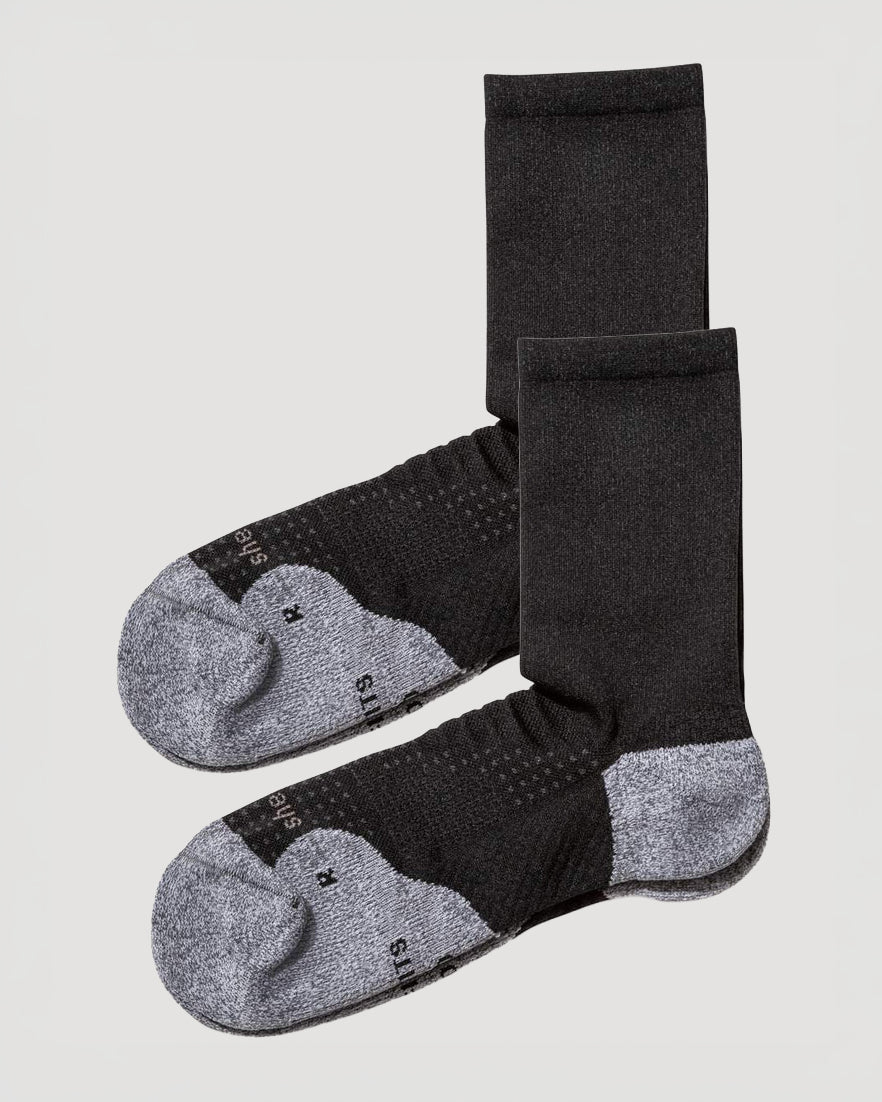 ComFits Compression Crew Socks | Black 2 Pair Multipack