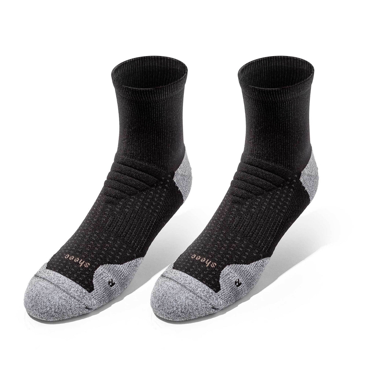 ComFits Compression Quarter Socks | Black 2 Pair Multipack