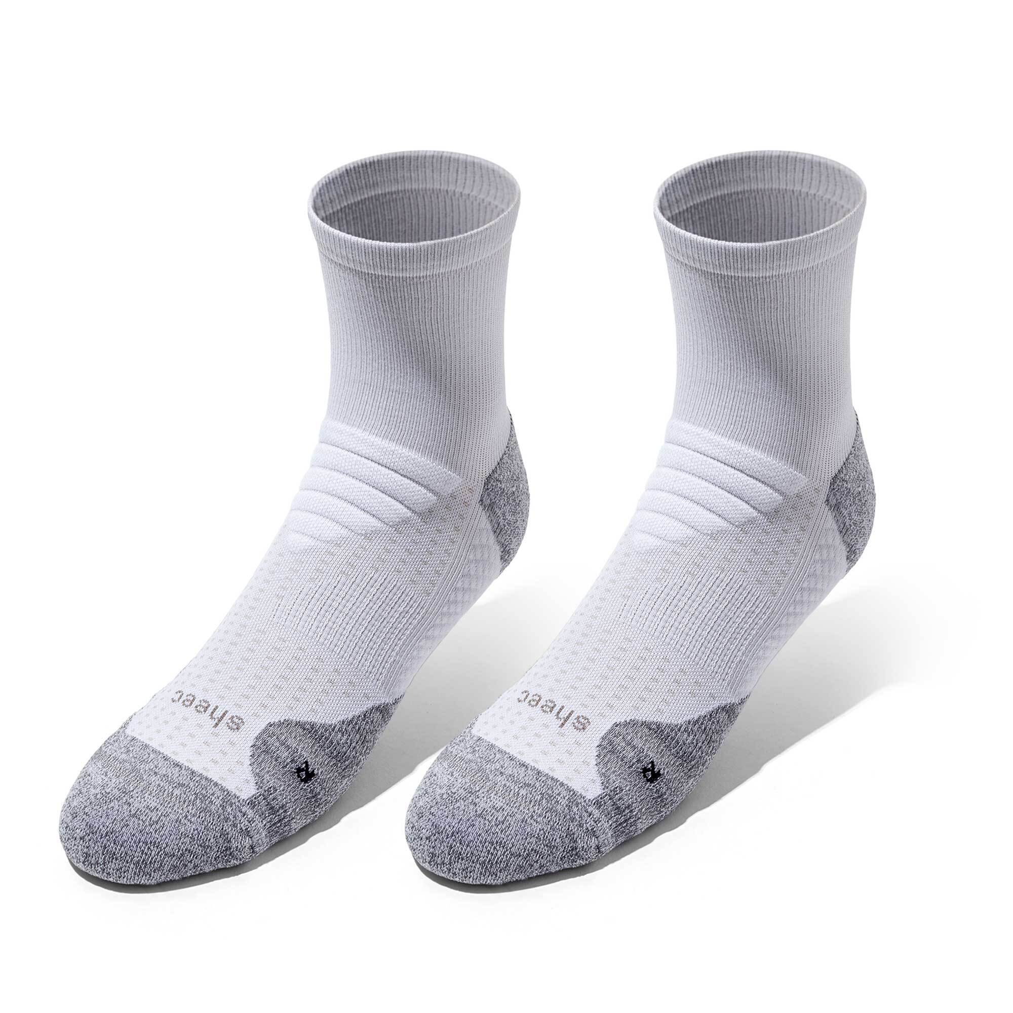 ComFits Compression Quarter Socks | White 2 Pair Multipack