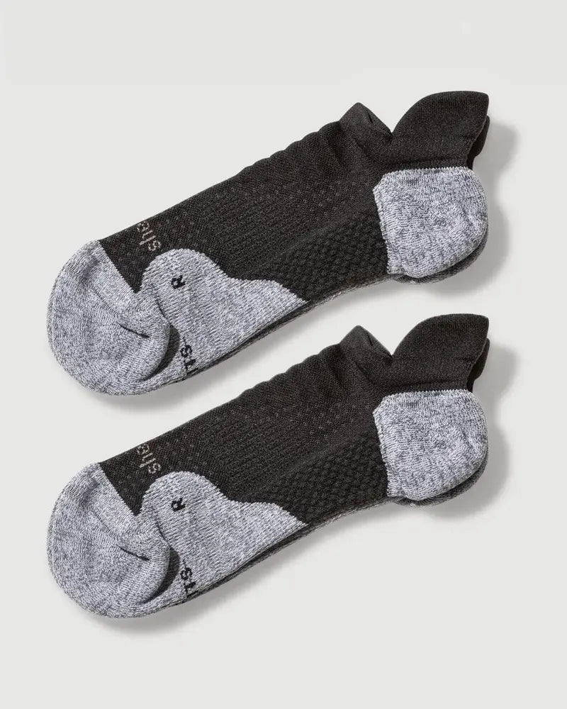 ComFits Compression Blister Tab Socks | Black 2 Pair Multipack