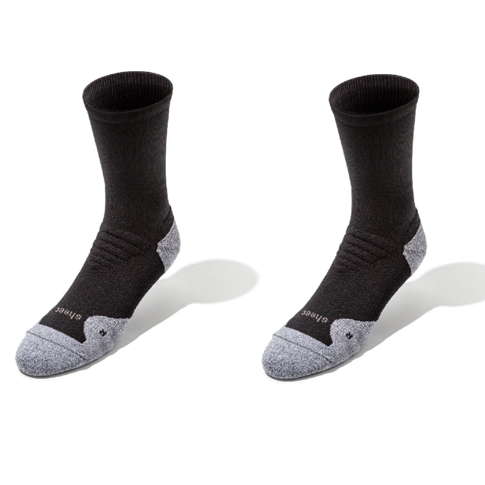 ComFits Compression Crew Socks | Black 2 Pair Multipack