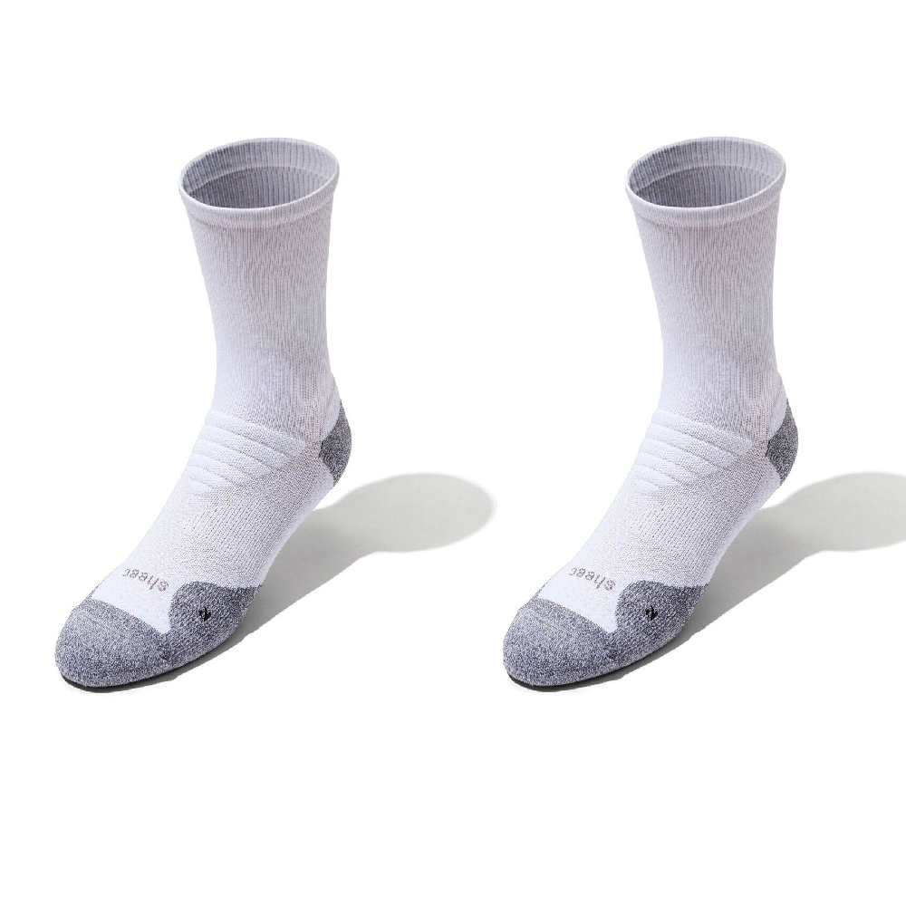 ComFits Compression Crew Socks | White 2 Pair Multipack