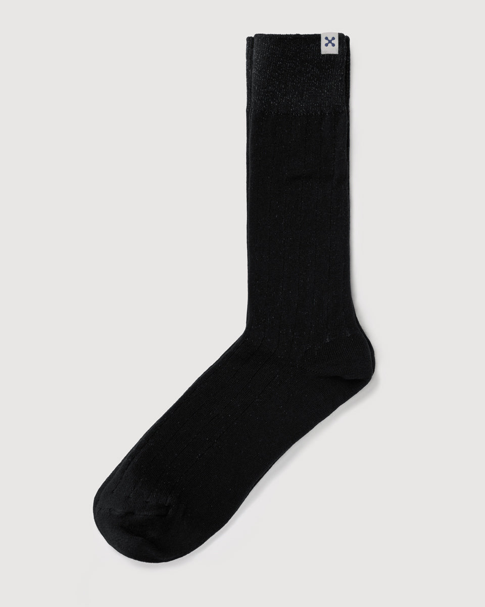 Everywear Classic Crew Socks | BLACK x GRAY