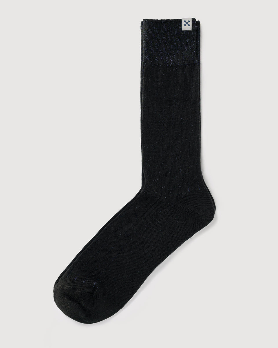 Everywear Classic Crew Socks | BLACK x NAVY
