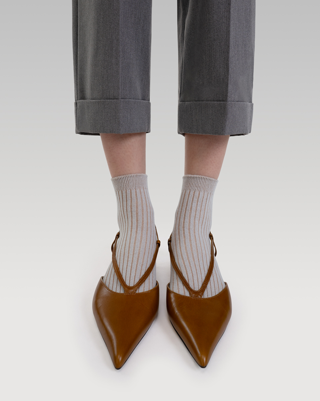 Everywear Refined Ankle Socks | GRAY Two-tone Combo 3 Pairs