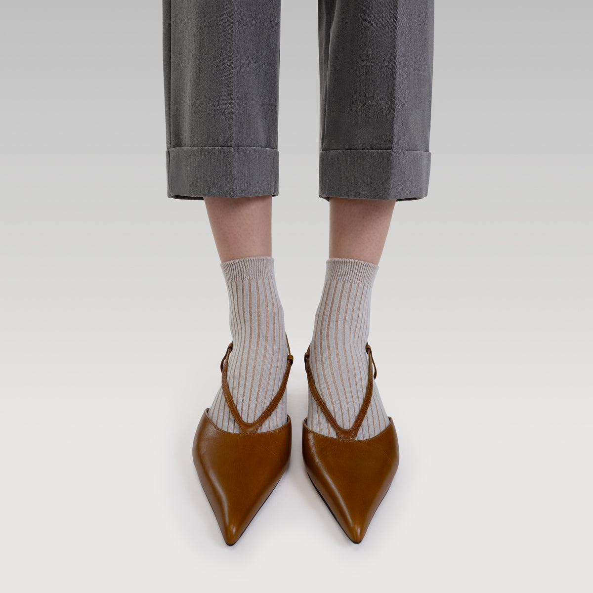 Everywear Refined Ankle Socks | GRAY Two-tone Combo 3 Pairs