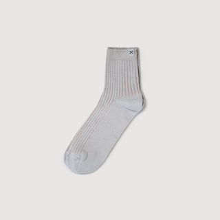 Everywear Refined Ankle Socks | GRAY x BEIGE