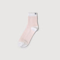 Everywear Refined Ankle Socks | WHITE x PEACH