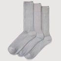 Everywear Refined Crew Socks | GRAY Two-tone Combo 3 Pairs