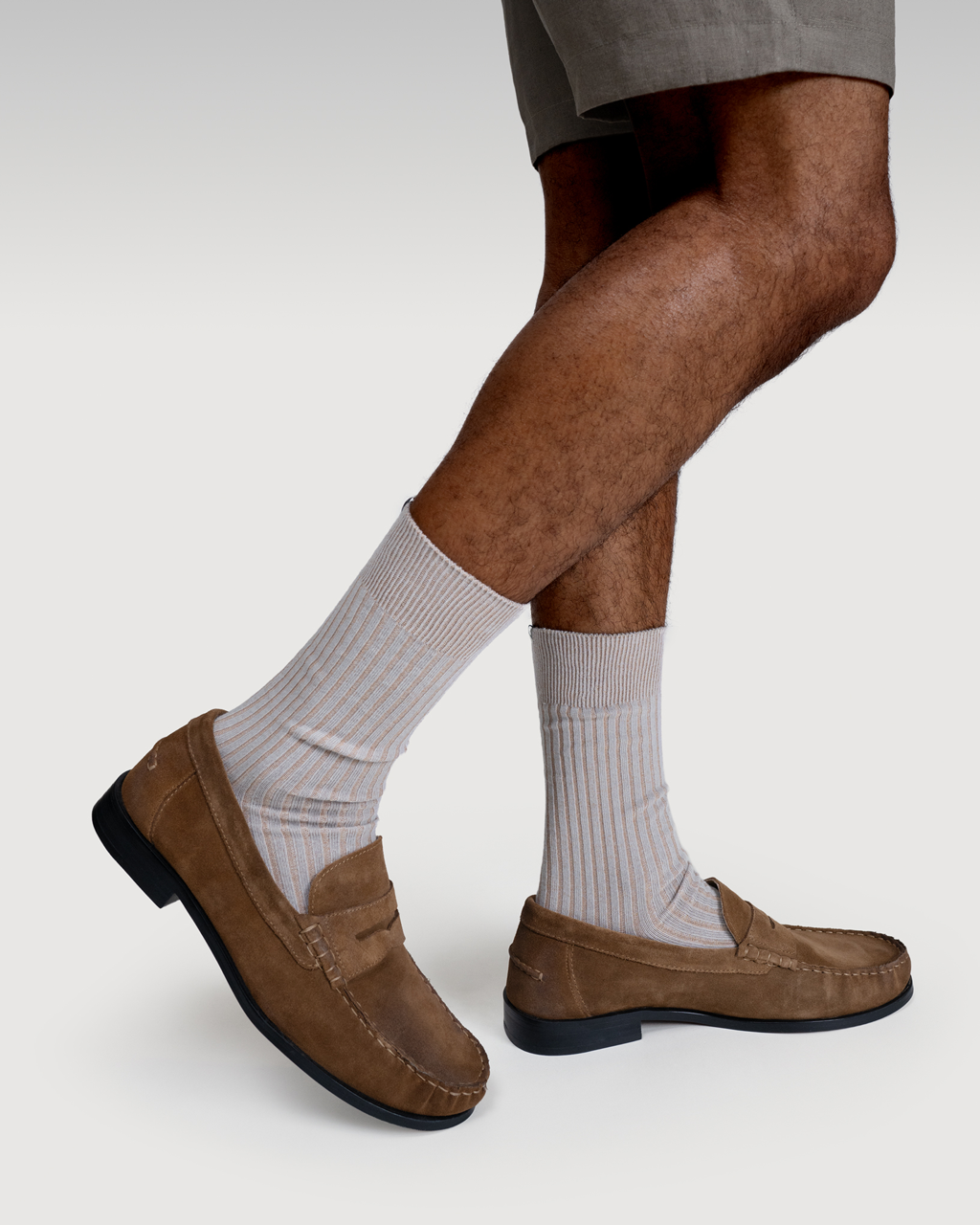 Everywear Refined Crew Socks | GRAY Two-tone Combo 3 Pairs