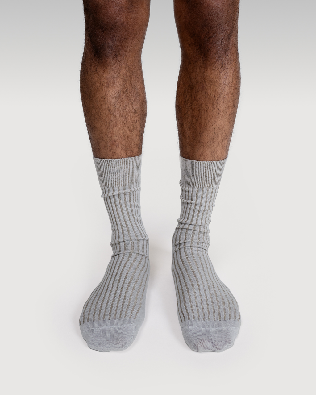 Everywear Refined Crew Socks | GRAY x KHAKI