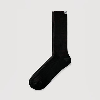 Everywear Refined Crew Socks | Black x Red
