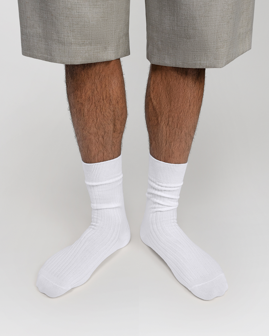 Everywear Refined Crew Socks | WHITE