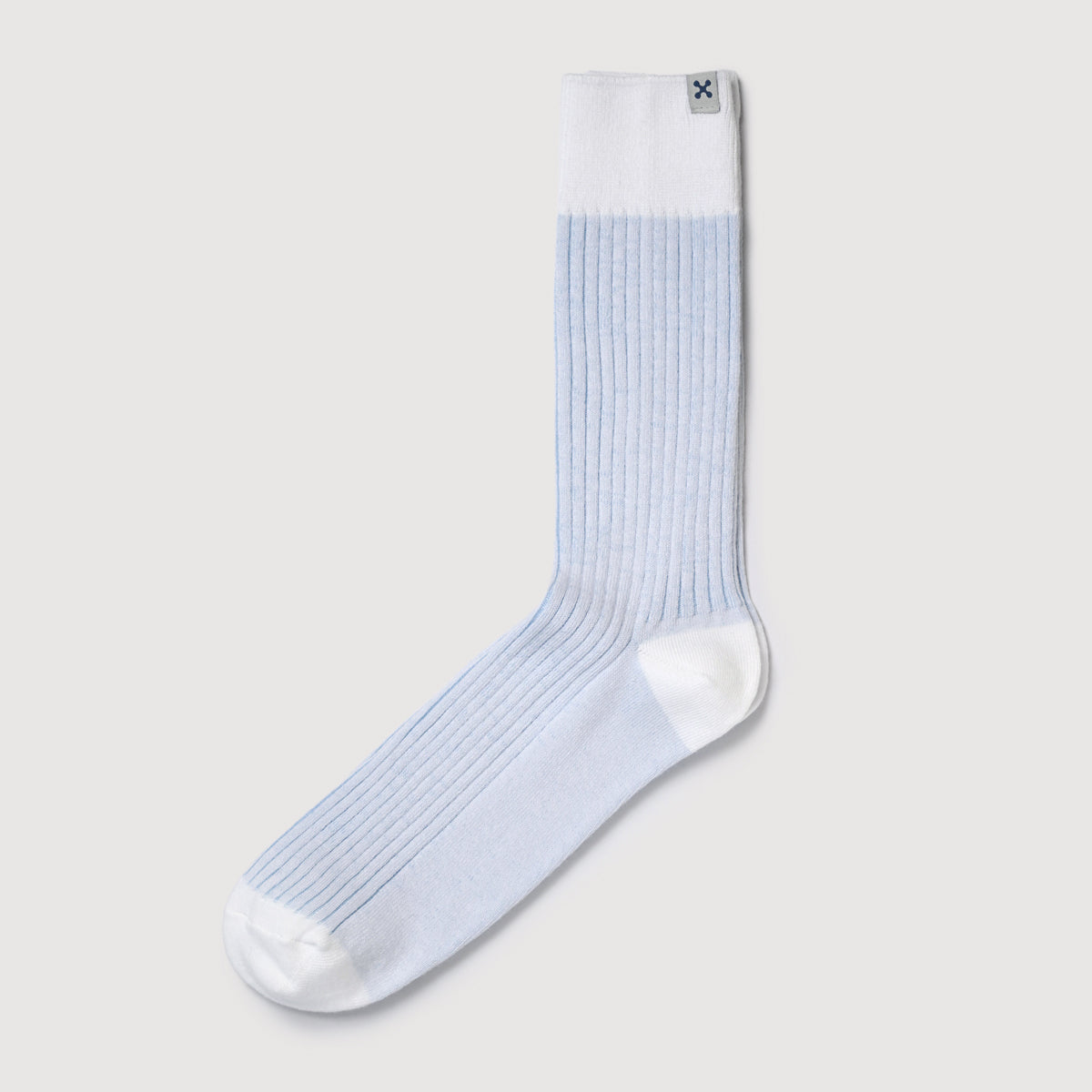 Everywear Refined Crew Socks | WHITE x BLUE