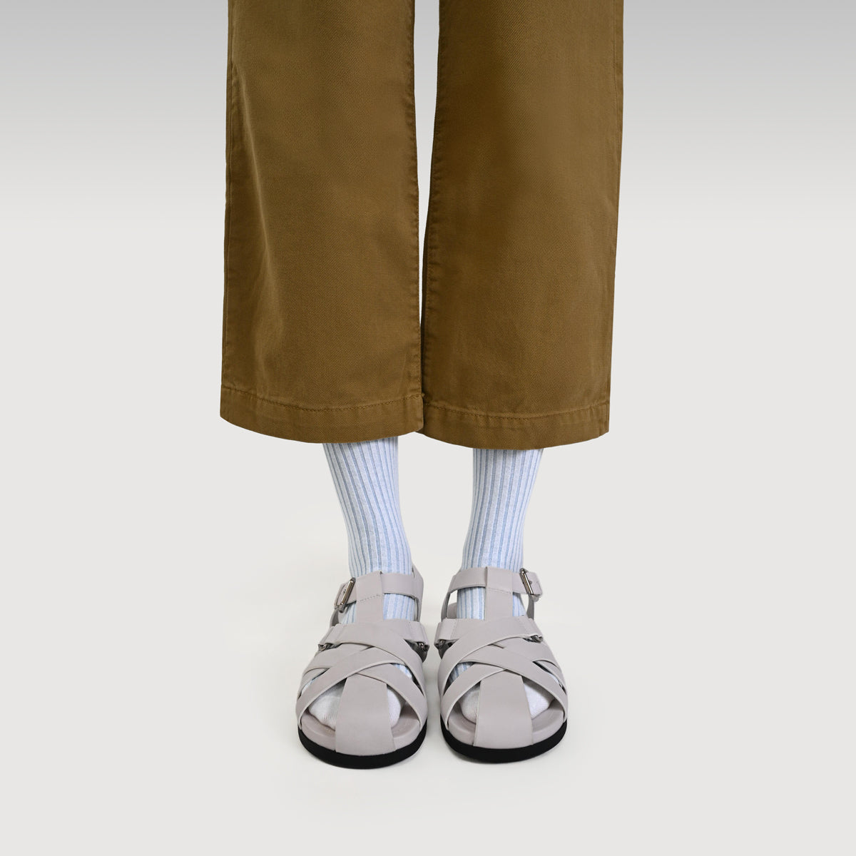 Everywear Refined Crew Socks | WHITE x BLUE