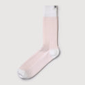 Everywear Refined Crew Socks | WHITE x PEACH