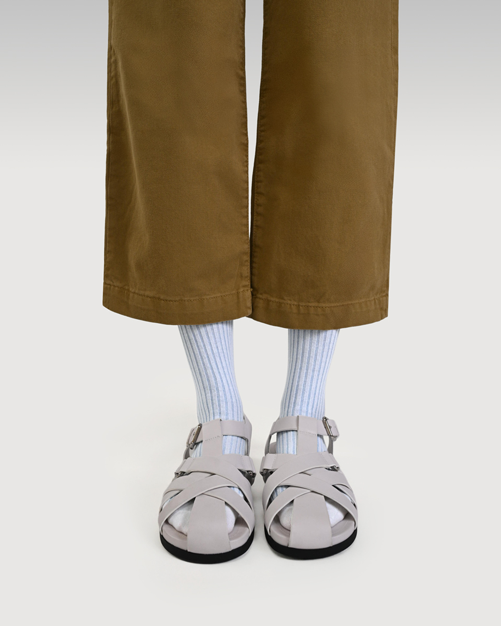 Everywear Refined Crew Socks | WHITE x BLUE