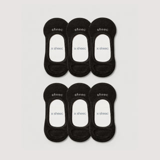 Active Extra Low-cut No Show Socks | BLACK 6-Pair Multipack