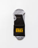 Reflective Compression Quarter Crew Socks – Running | ComFits Daybreak Jersey City Marathon Edition 2026 – Black