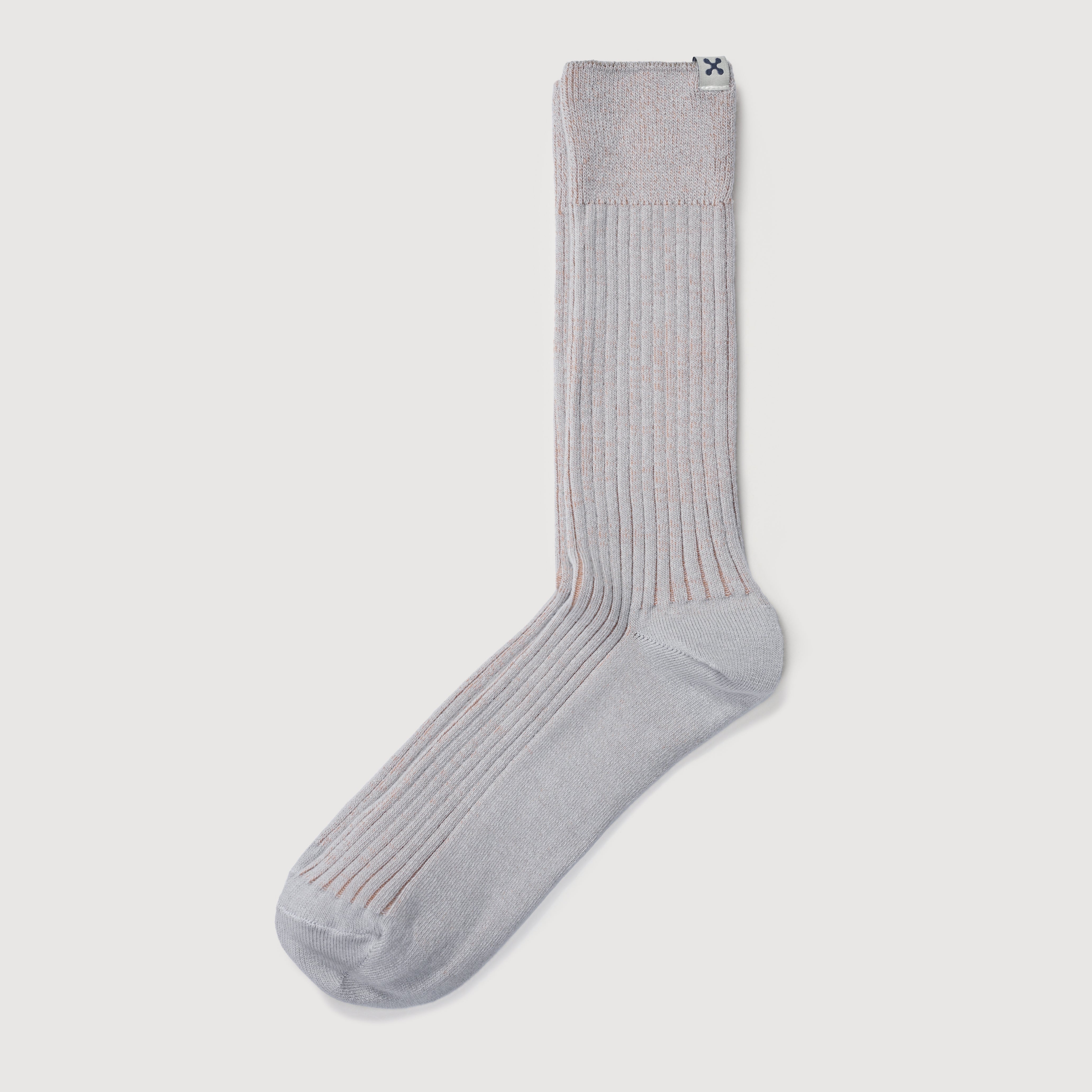 Everywear Refined Crew Socks | GRAY x BEIGE