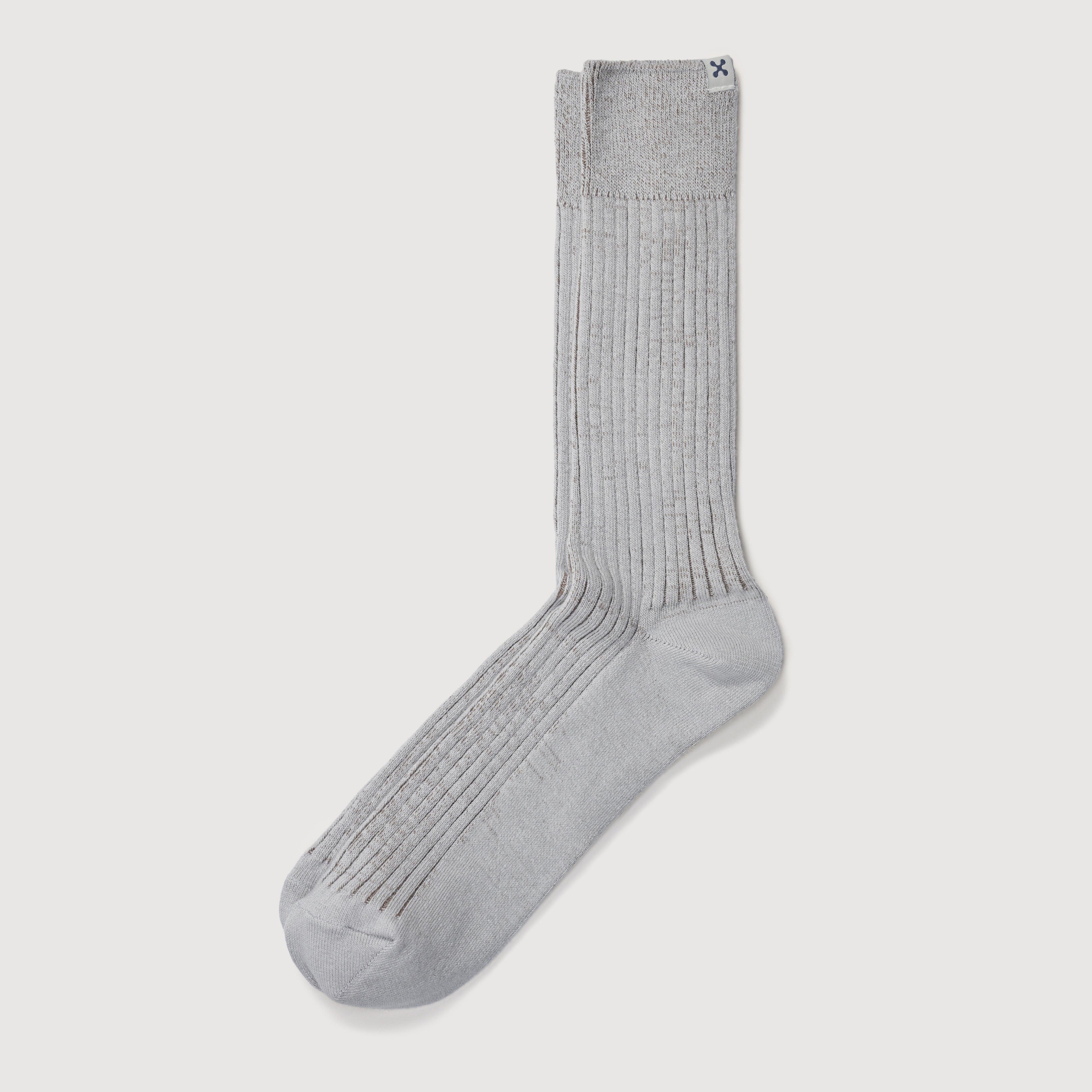 Everywear Refined Crew Socks | GRAY x KHAKI