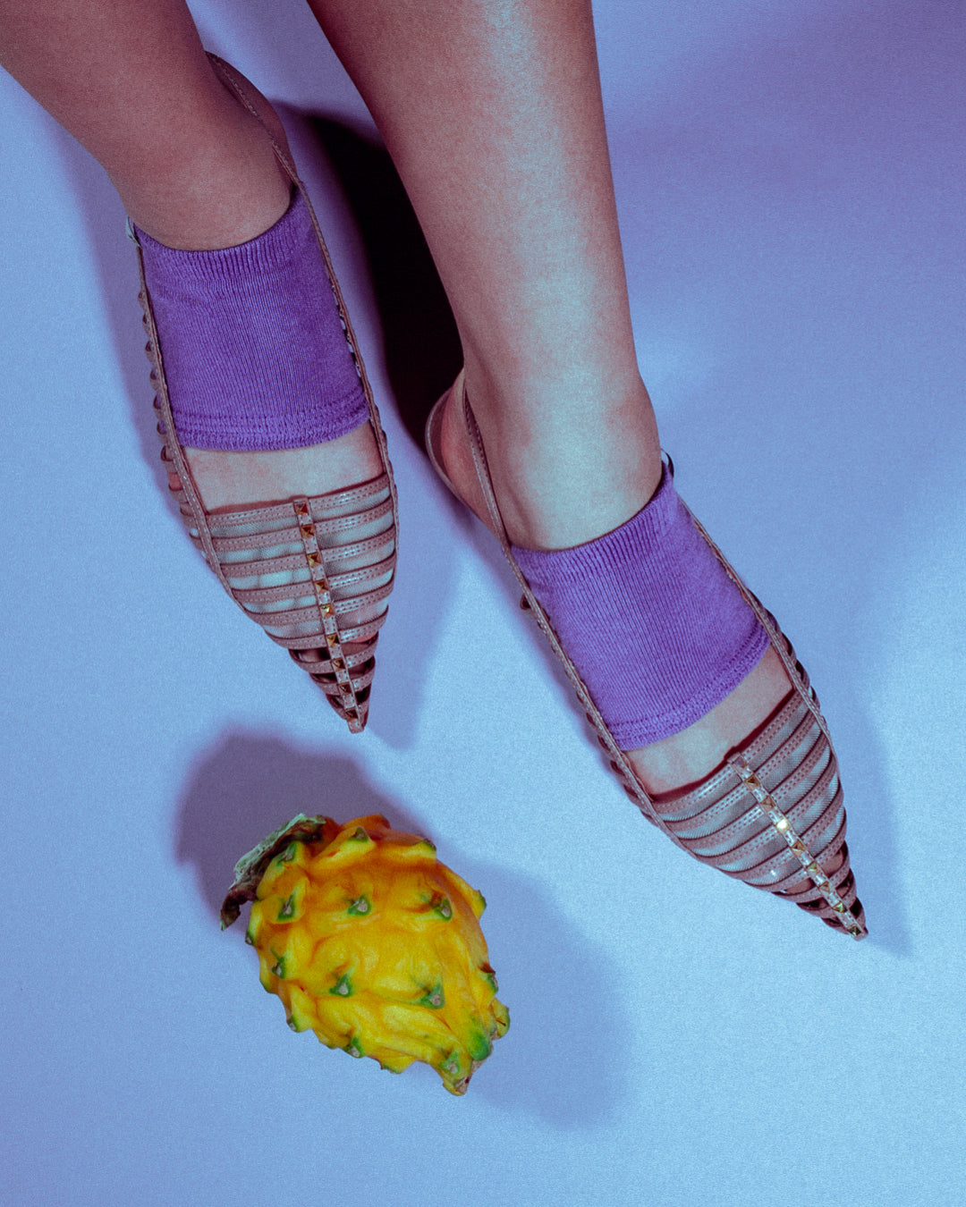 Open-Toe Half Socks | Vivid Set