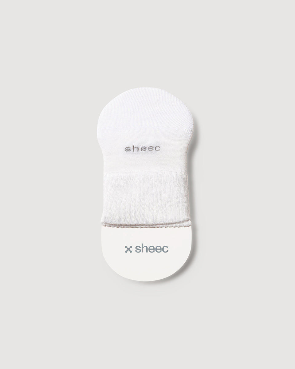 Super Soft Toe Cover Half Socks | WHITE