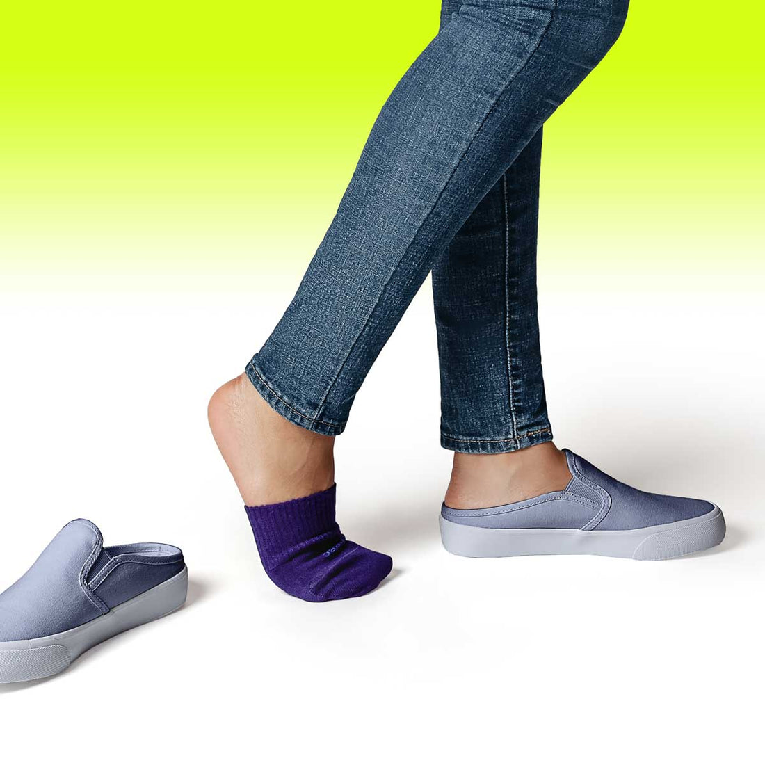 Super Soft Modal Toe Cover Half Socks for Women | INDIGO NAVY