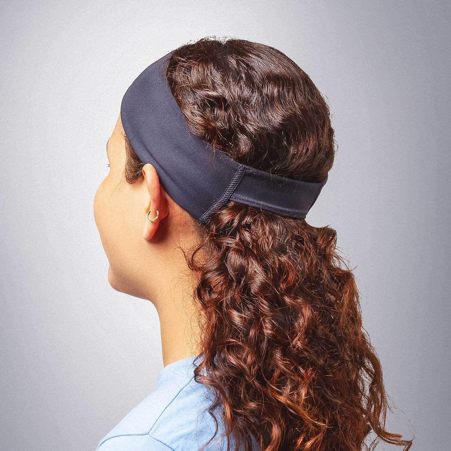Reflective Performance Headband – Jersey City Marathon Edition 2026 – Charcoal