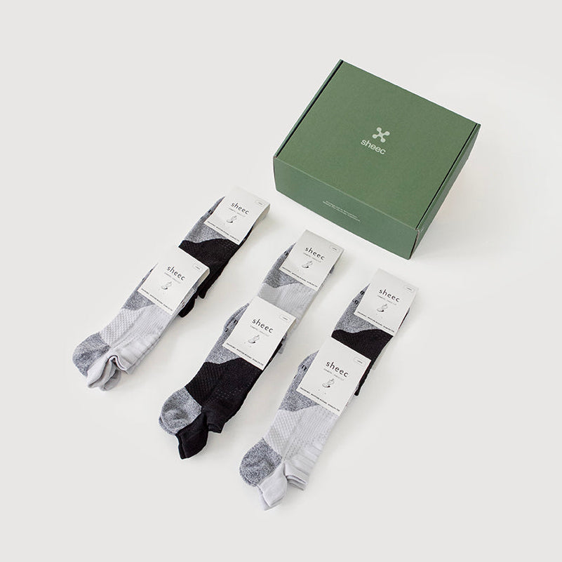 ComFits Compression Blister Tab Socks | 6 Pair Gift Box