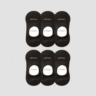 Active Low-cut No Show Socks | Black 6-Pair Multipack