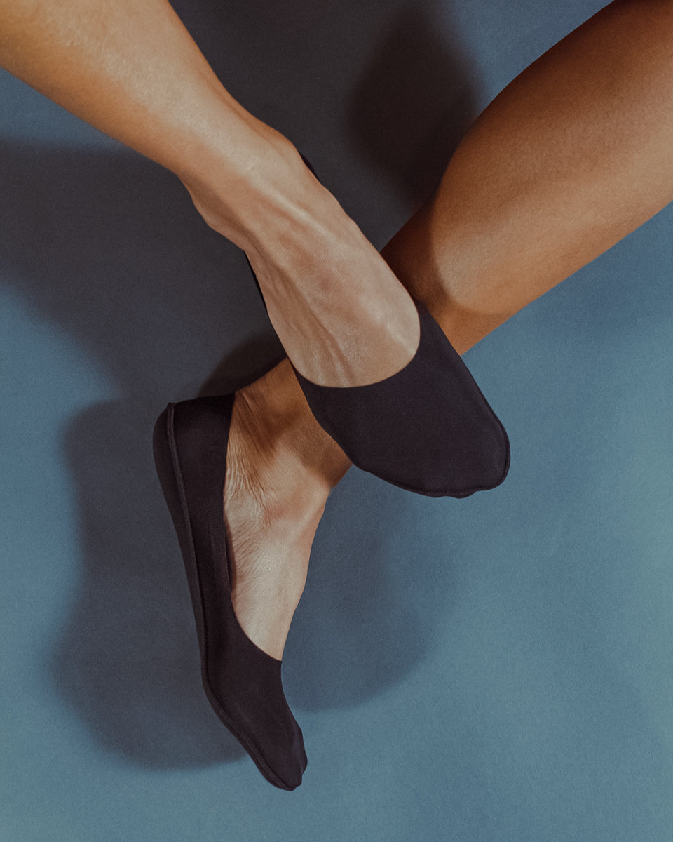 Secret Mid-cut No Show Socks | BLACK